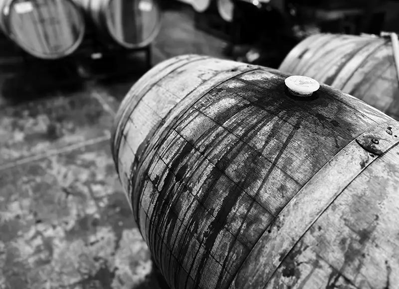 wine barrels